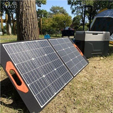 Chargeur de panneau solaire pliable 100W 12V